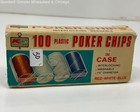 IOB Vintage K Mart 100 Plastic Poker Chips — photo 3