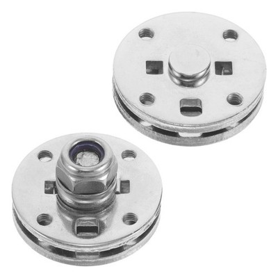 2Pcs Friction Rotary Damper Load Holding Damper - Round Disc Damping Pivot for