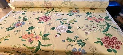 Brunschwig & Fils Hi End Decorator Cotton Floral Yardage “Oh Susannah” ZZ856 - Image 1 of 4