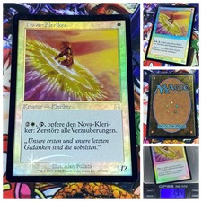 MTG Nova Cleric 🇩🇪 ⚪️ NM FOIL Magic TCG Onslaught 2002 Vintage OG Staple