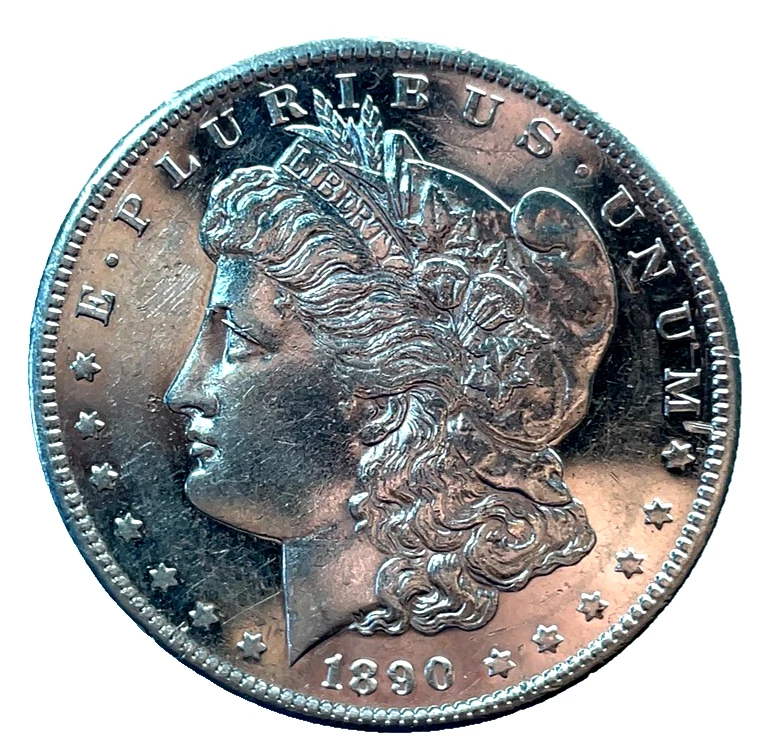 San Francisco Silver 1890 Year Morgan US Dollars (1878-1921) for