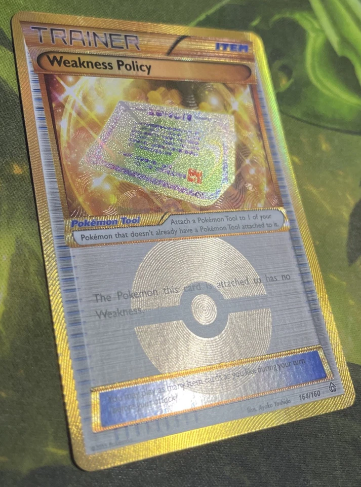 Weakness Policy 164/160 Secret Rare - Primal Clash - Near Mint - Image 3 of 3