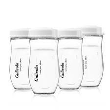 Glass Baby Breastmilk Storage Bottles 8 oz, Wide Neck Breastmilk Collection B...