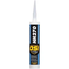 OSI HM270 Clear Silicone Construction Sealant 10-Fluid Ounce Cartridge (1494045)