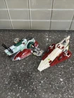 Lego Star Wars Boba Fetts Starship 75312 Obi-Wan’s Jedi Star fighter 7533 Used