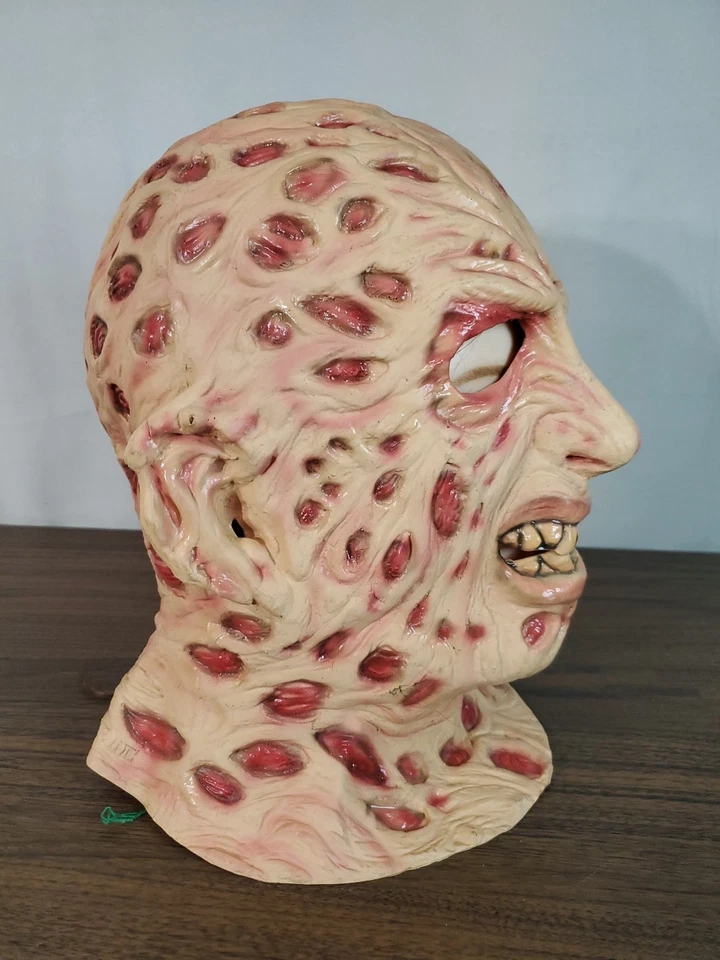 Vintage 2004 Full Freddy Krueger Mask Costume Accessory Nightmare On Elm Street - Image 3 of 4