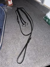 Black English Riding Running Martingale Horse Sized With Tags Still