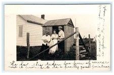 1907-1914 Sent to Nashua NH, New Hampshire Outdoor Portrait Domestic