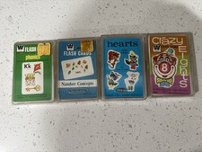 Vintage Whitman Phonics Flashcards  Card Games w/ Plastic Cases