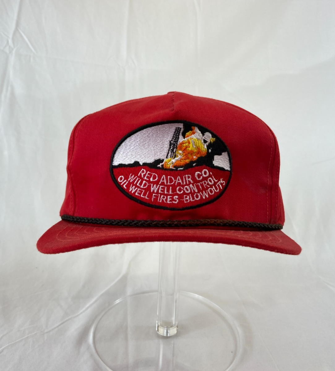 Vintage Red Adair Company Baseball Cap Trucker Hat Snapback Wild
