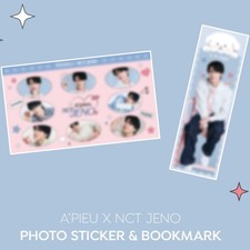 NCT DREAM JENO x APIEU Promotional PHOTO STICKER & BOOKMARK - 26 JAN