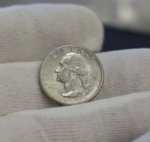 1932 US Washington Quarter 25c AU..