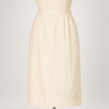 Vtg Pendleton Pleated Cream Midi Skirt 6 S Pockets Old Money Preppy Ivy Coquette