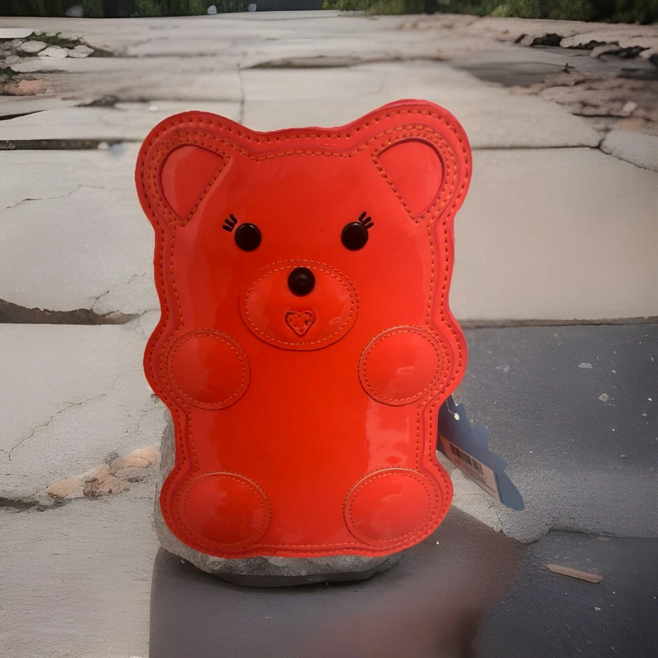 Bolso Bandolera Lily Bloom Candy Teddy Gummy Bear Naranja Patente Nuevo con Etiquetas Foto 3 de 4