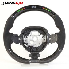 Real Carobn Fiber Alcantara LED Steering Wheel Fit Lamborghini Aventador 2013+