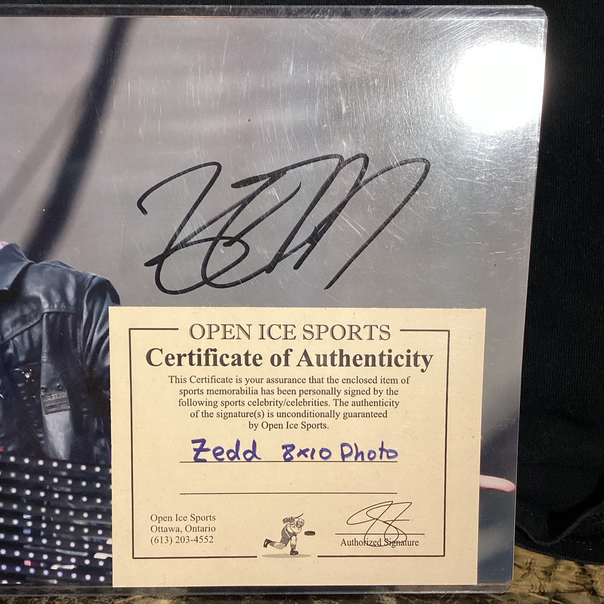 DJ Zedd Anton Zaslavski autogrraph 8