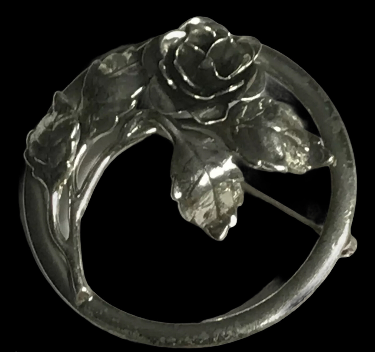 Vintage DANECRAFT Solid Sterling Silver Flower Pi… - image 3