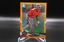JAZZ CHISHOLM 2018 Bowman Chrome Draft Orange Refractor # 13/25 Marlins Yankees