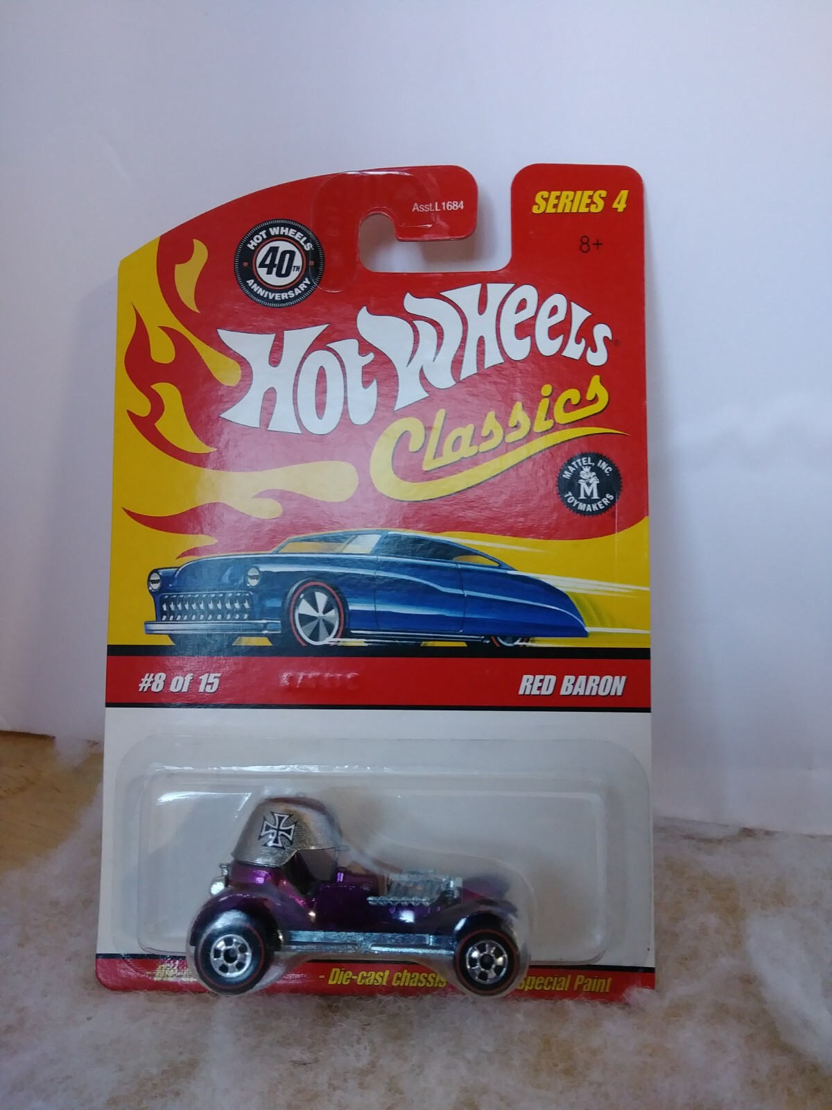 Mattel Hot Wheels Classic Series 4 Die-Cast Chassis Red Baron 