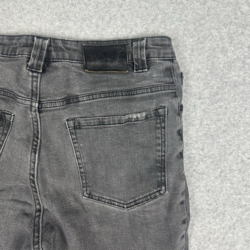 Pantalones Cortos de Denim Billabong Para Hombre Talla 31 Gris Oscuro Elastizados Cremallera Mosca Aspecto Envejecido - Imagen 8 de 10