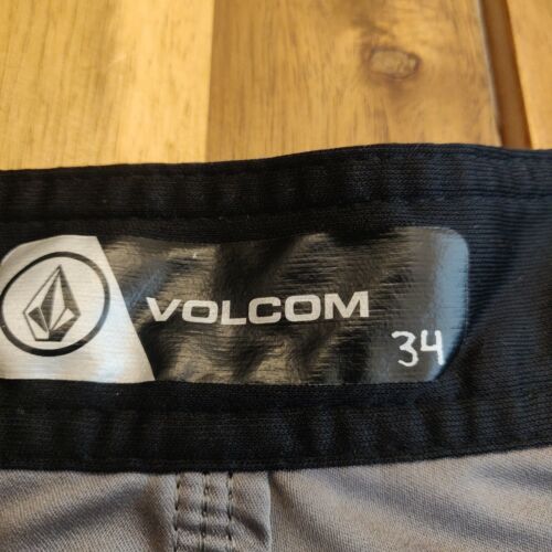Volcom Men's Swim Trunks Shorts Gray Size 34 Swimming Swimsuit. uu - Picture 6 of 6