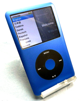 【値下げ】Apple iPod classic 160GB Apple IPOD CLASSIC 7th Generation 160GB MP3 (MC297LL/A) Blue