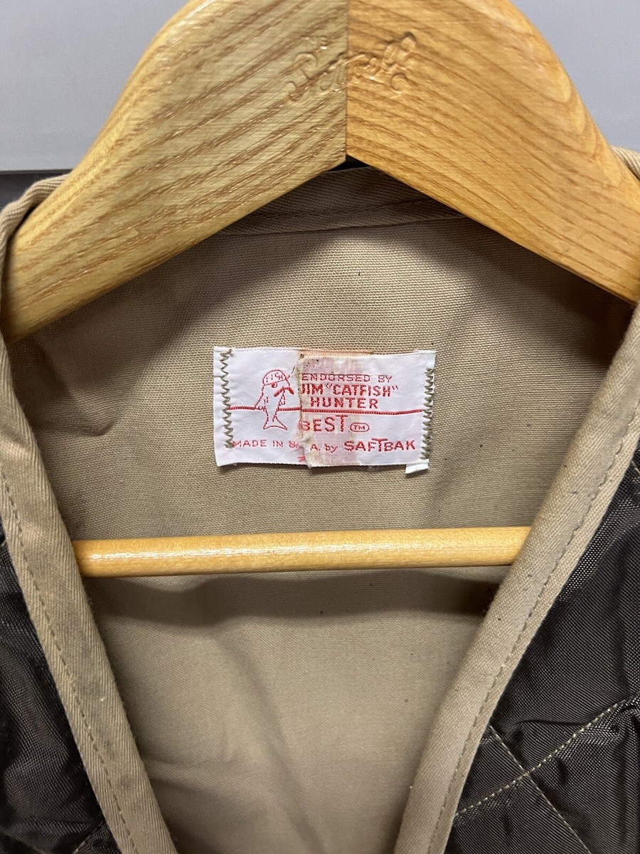 Vintage HUNTING VEST Best Brand M Jim Catfish Hunter SafTBak Vintage HUNTING VEST Best Brand M Jim Catfish Hunter SafTBak