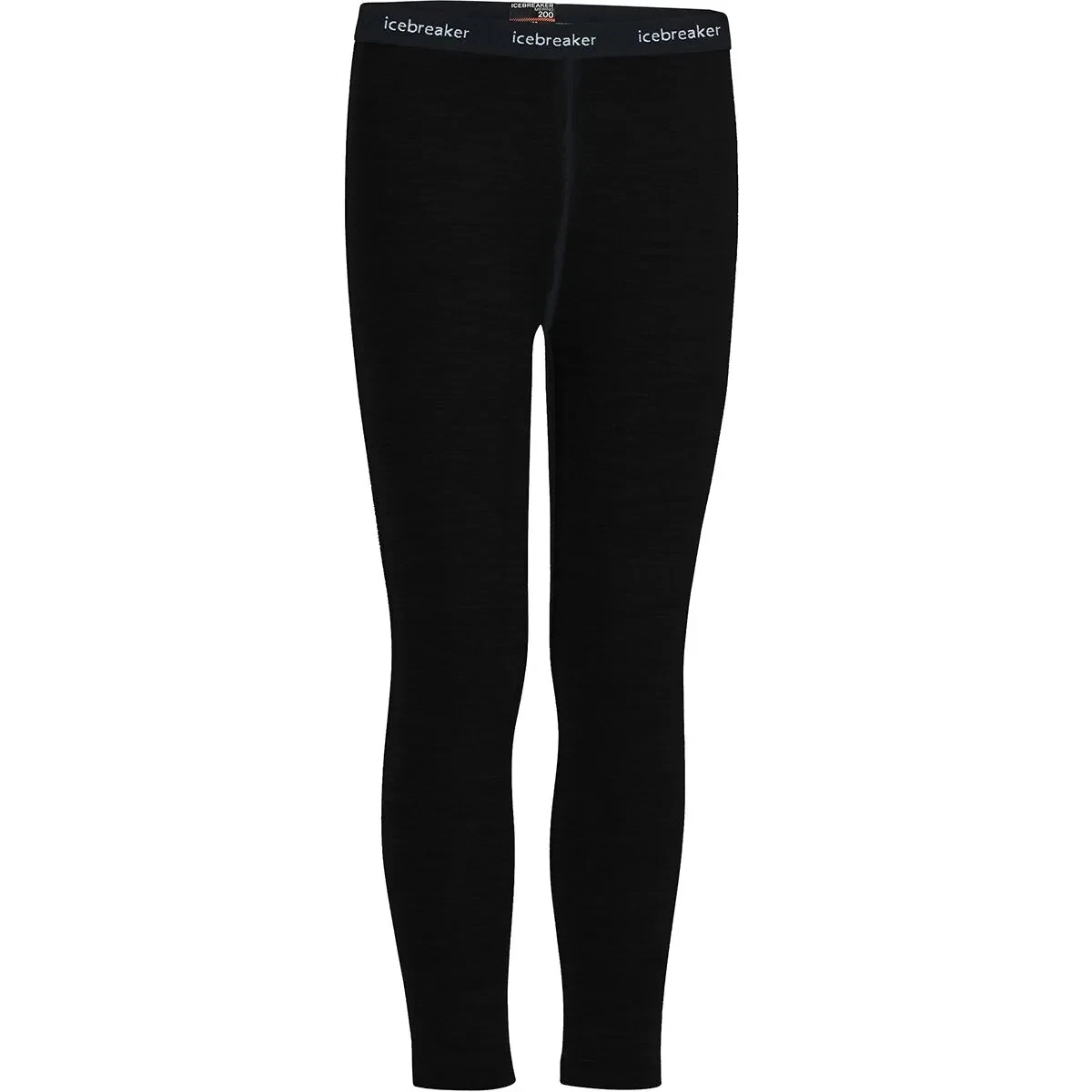 NEW Icebreaker 200 Oasis Base Layer Wool Leggings- Kids' Baby Toddler 2 Black