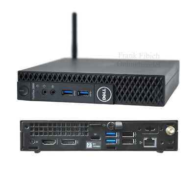 Mini PC Dell OptiPlex 3060 Micro NVMe SSD i3 i5 i7  8/16/32GB RAM  WLAN  Win Pro