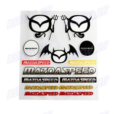 Small 14pcs Ms Mazda Speed Small Reflective Decal Sticker Window Vinyl For Mazda Small 14pcs Ms Mazda Speed Small Reflective Decal Sticker Window Vinyl For Mazda