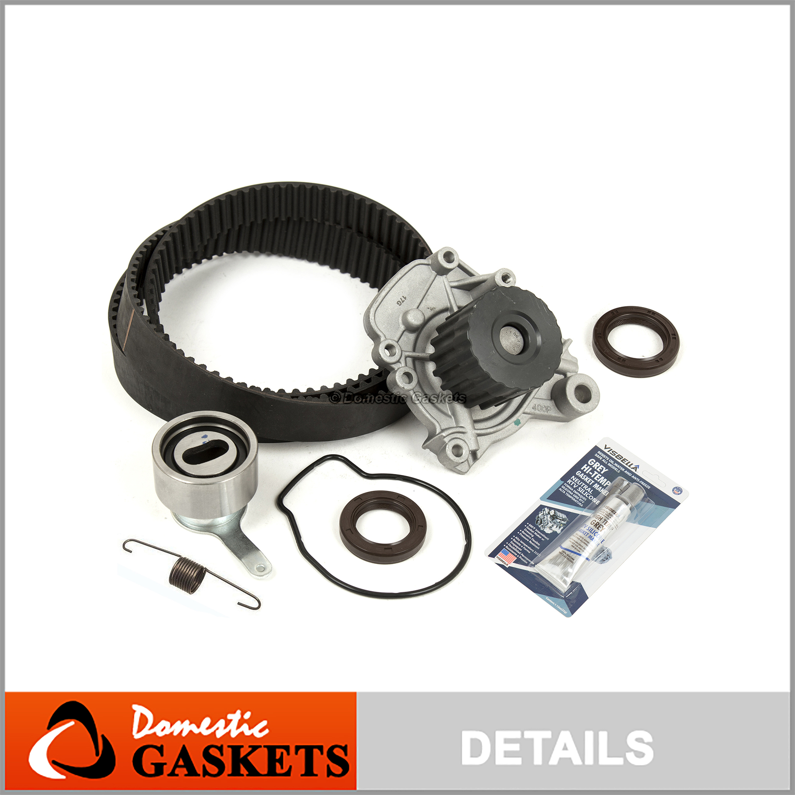 Timing Belt Kit Oil Pump W/ Drive Belts Fit 99-00 Honda Civic 1.6L DOHC - View #2