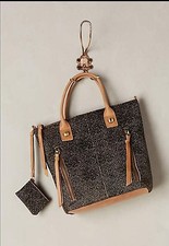 Anthropologie Athena Calf Pony Hair Tote Crossbody Bag Handbag Purse $128