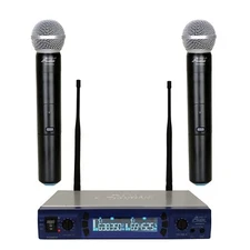 Audio2000's AWM-6952U UHF Handheld 200 Frequencies Portable Wireless Microphone