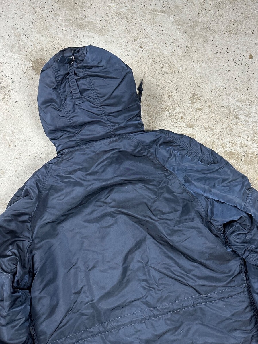 Vintage Y2K Alpha Industries Parka N-3B N Navy Jacket Army | eBay