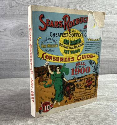 #ad Vintage 1970 Reproduction Sears Roebuck Fall 1900 Consumer Guide Catalog $6.20