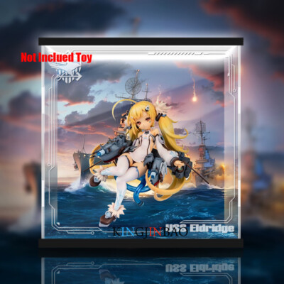 Dustproof Display Light Case Box For ALTER Azur Lane USS Eldridge PVC Figure