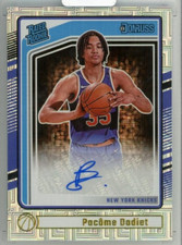 2024-25 PANINI DONRUSS PACOME DADIET AUTO New York Knicks