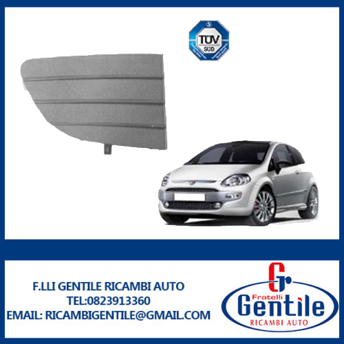 Fiat Punto Evo Von 2009 Al 2012 KüHlergrill FrontstoßStange Links Metal Dark-image