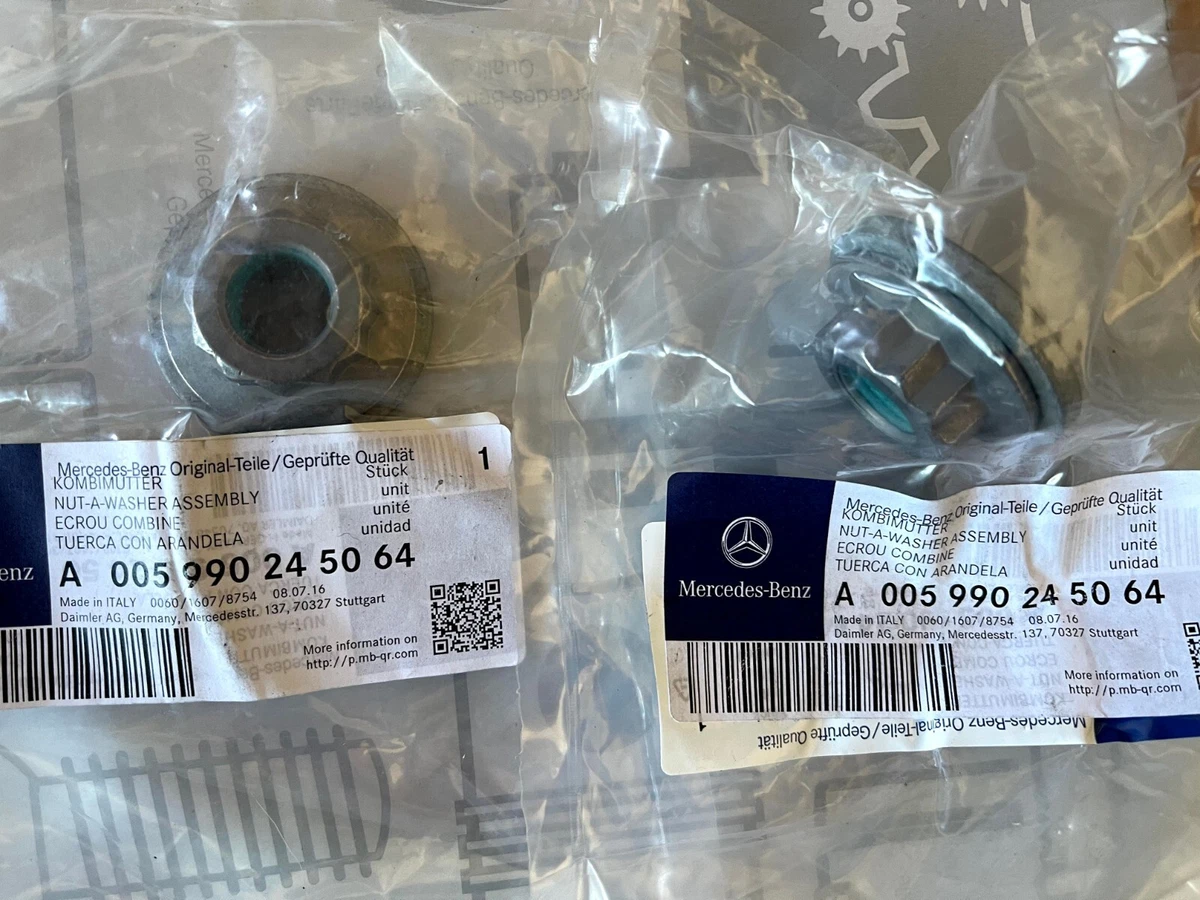 New Genuine Mercedes-Benz Nut and Washer Assembly 005-990-245064  