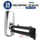 Chrome Heated Door Mirrors for 2013-2020 Kenworth T680, T880, Passenger Side