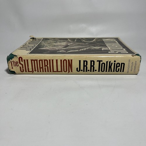 The Silmarillion von J. R. R. Tolkien 1977 First American Edition HC DJ mit Karte - Bild 2 von 8