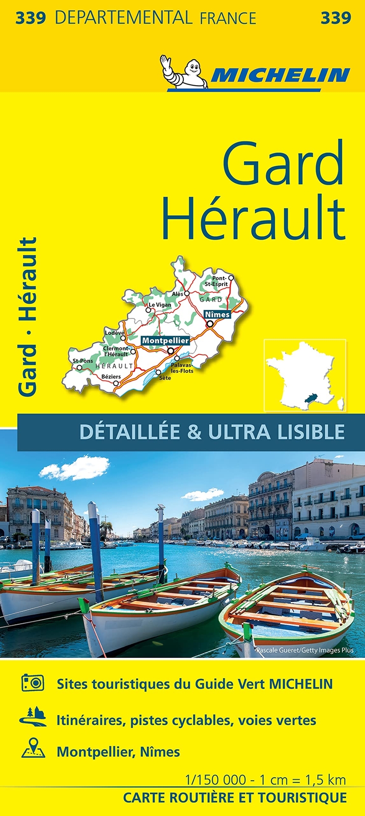 Michelin Gard, Herault - Michelin Local Map 339 (Map)