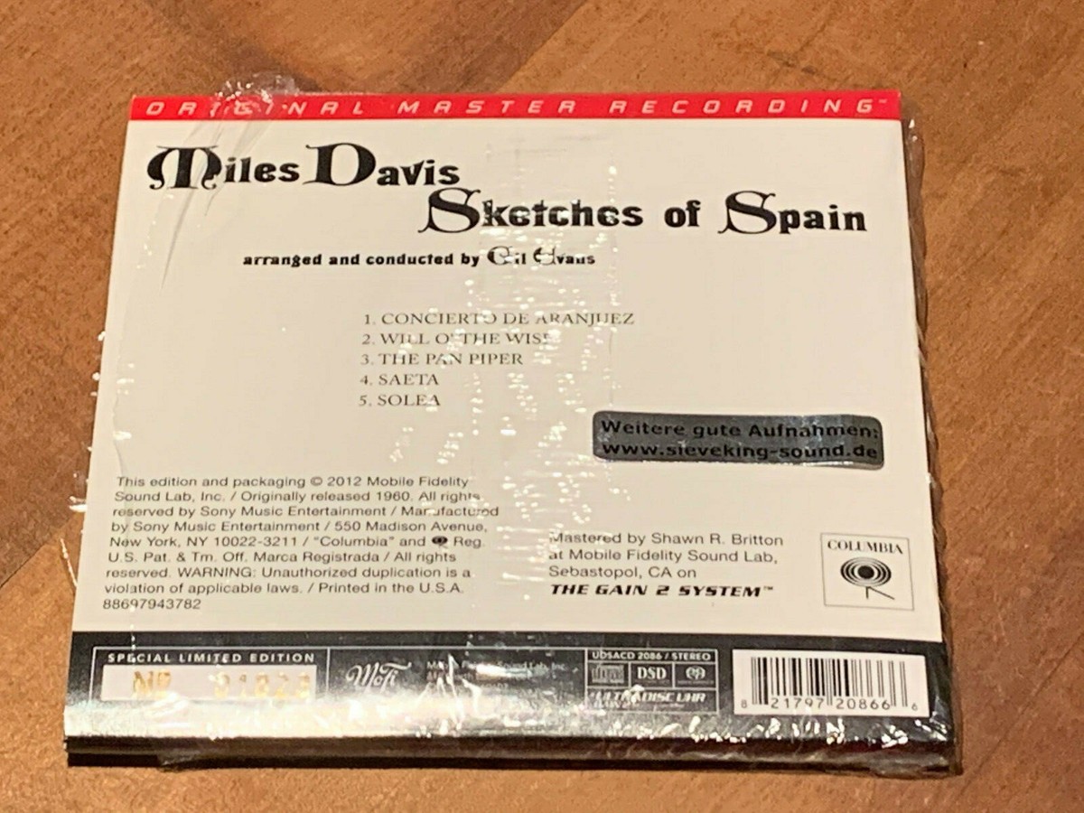 MILES DAVIS Sketches of Spain MOBILE FIDELITY MFSL SACD NEW