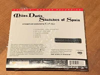 MILES DAVIS Sketches of Spain MOBILE FIDELITY MFSL SACD NEW 