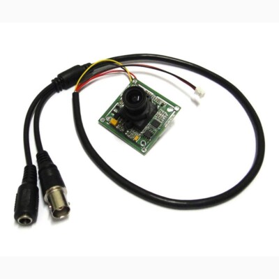 1/3'' 480TVL CCD IR Color CCTV Camera Board PCB mainboard Analog with 3.6mm lens