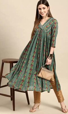 angrakha dress cutting Angrakha style frock cutting & stiching/v neck pattern/kaliyon wali frock cutting stitching