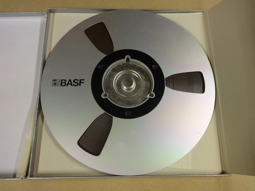 10" (26,50 CM) METAL REEL TAPE BASF STUDIO MASTER 9II IN ORIGINAL BOX #92 - Picture 3 of 3