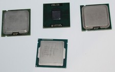 Four 4 Vintage Intel CPUs Pentium D Intel Core Duo used