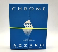 Chrome Azzaro Under The Pole Men Cologne Spray 3.4 oz New!