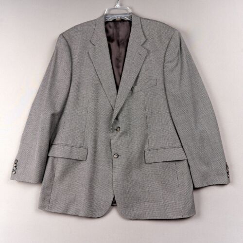 Brooks Brothers 346 Blazer Mens 46R Wool Cashmere Blend Check Sport Coat Jacket